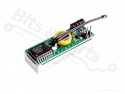 Display 3-in-1 klok / temperatuur / voltage rood